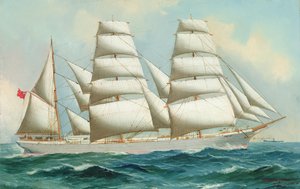 Trois-mâts barque Annesley
